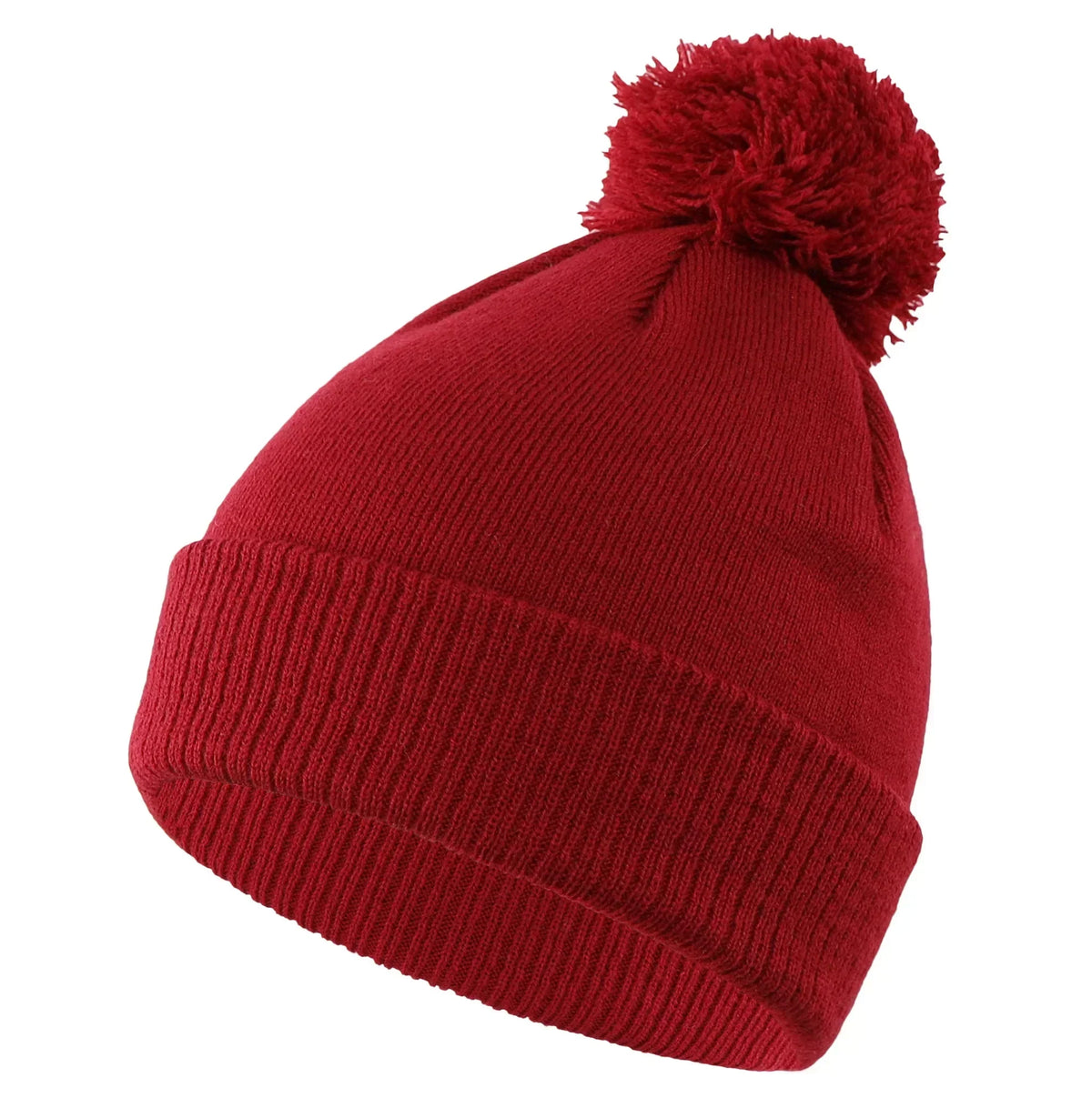 Bonnet à Pompon - Rouge / Unique
