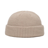 Bonnet côtelé - Beige / Unique
