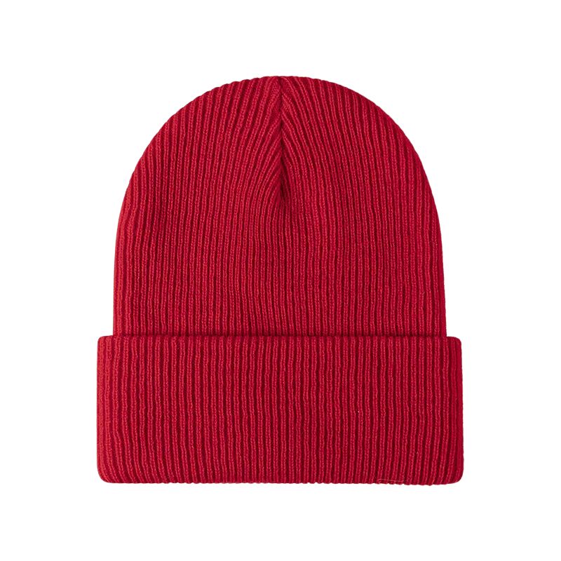 Bonnet Côtelé Chic Femme - Rouge / Unique