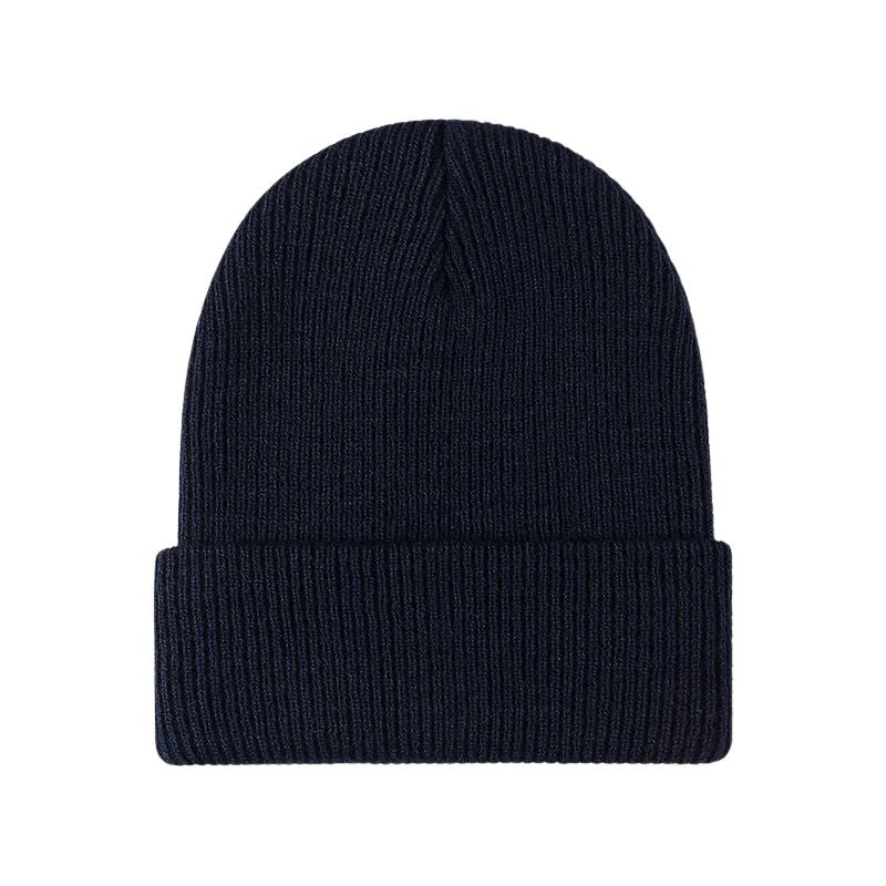 Bonnet Femme Chic Côtelé - Bleu-Marine / Unique