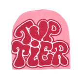 Bonnet Femme Style Y2k - Rose / Unique