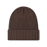 Bonnet Hiver Femme - Marron foncé / Unique