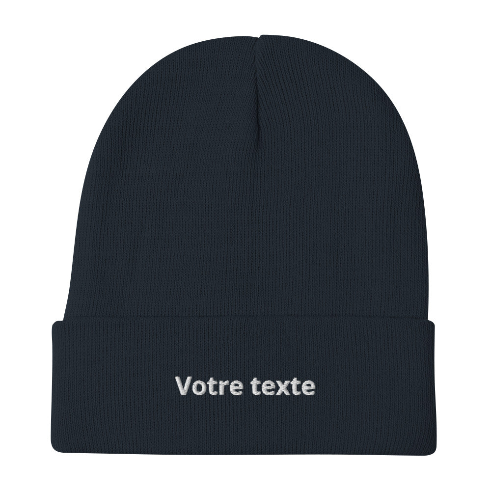 Bonnet Personnalisé à l’Unité - Bleu Marine / Unique