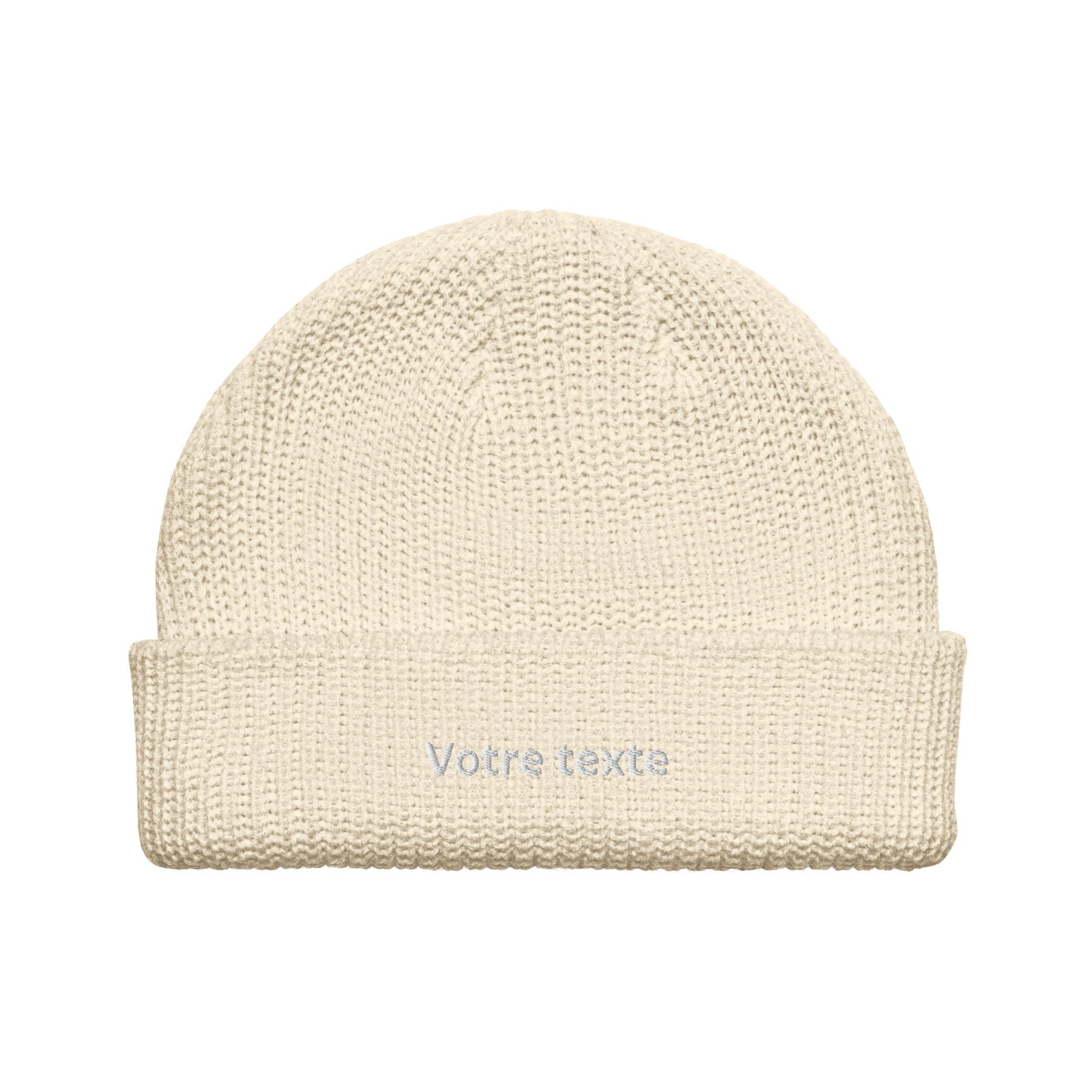Bonnet Personnalisé Brodé - Beige / Unique