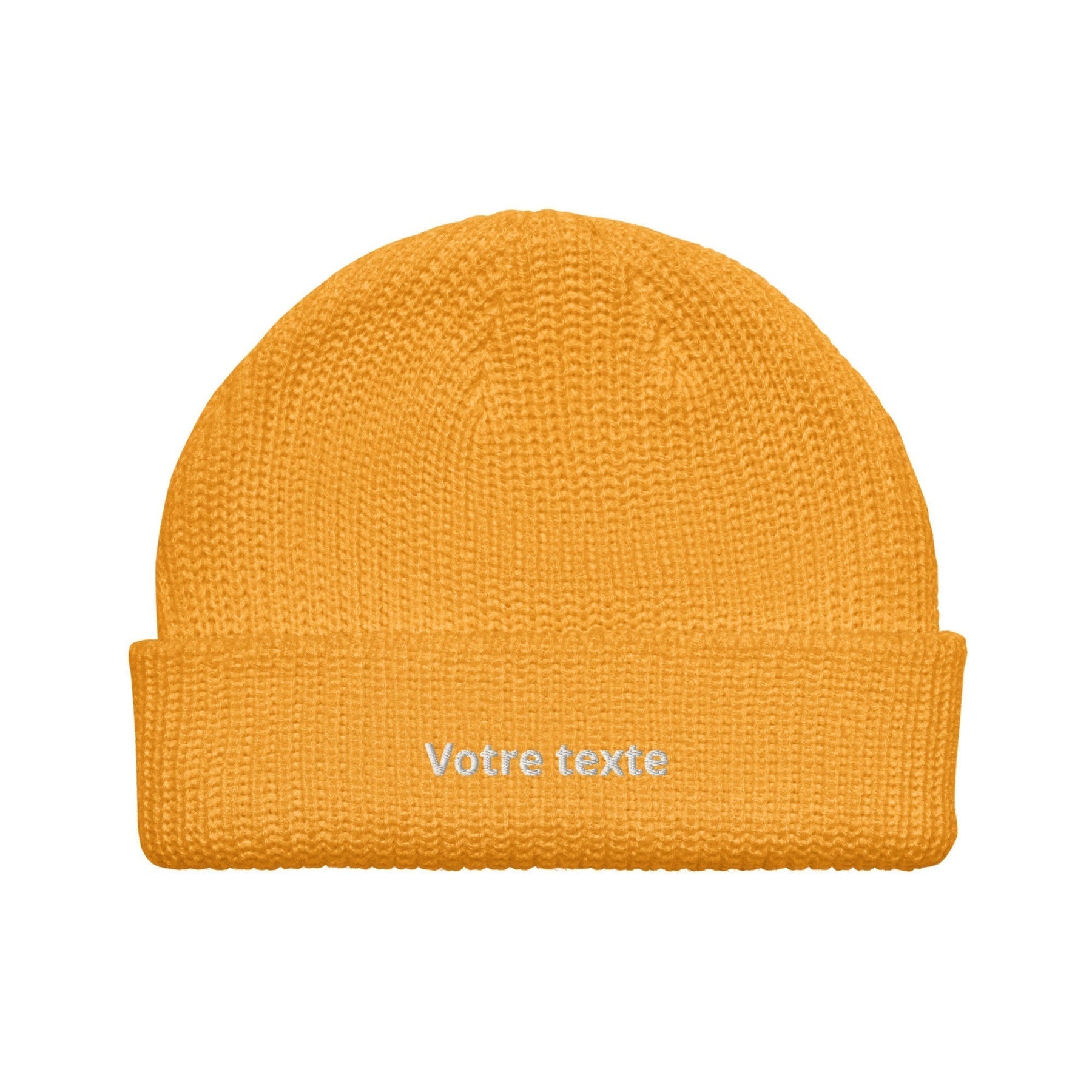 Bonnet Personnalisé Brodé - Orange / Unique