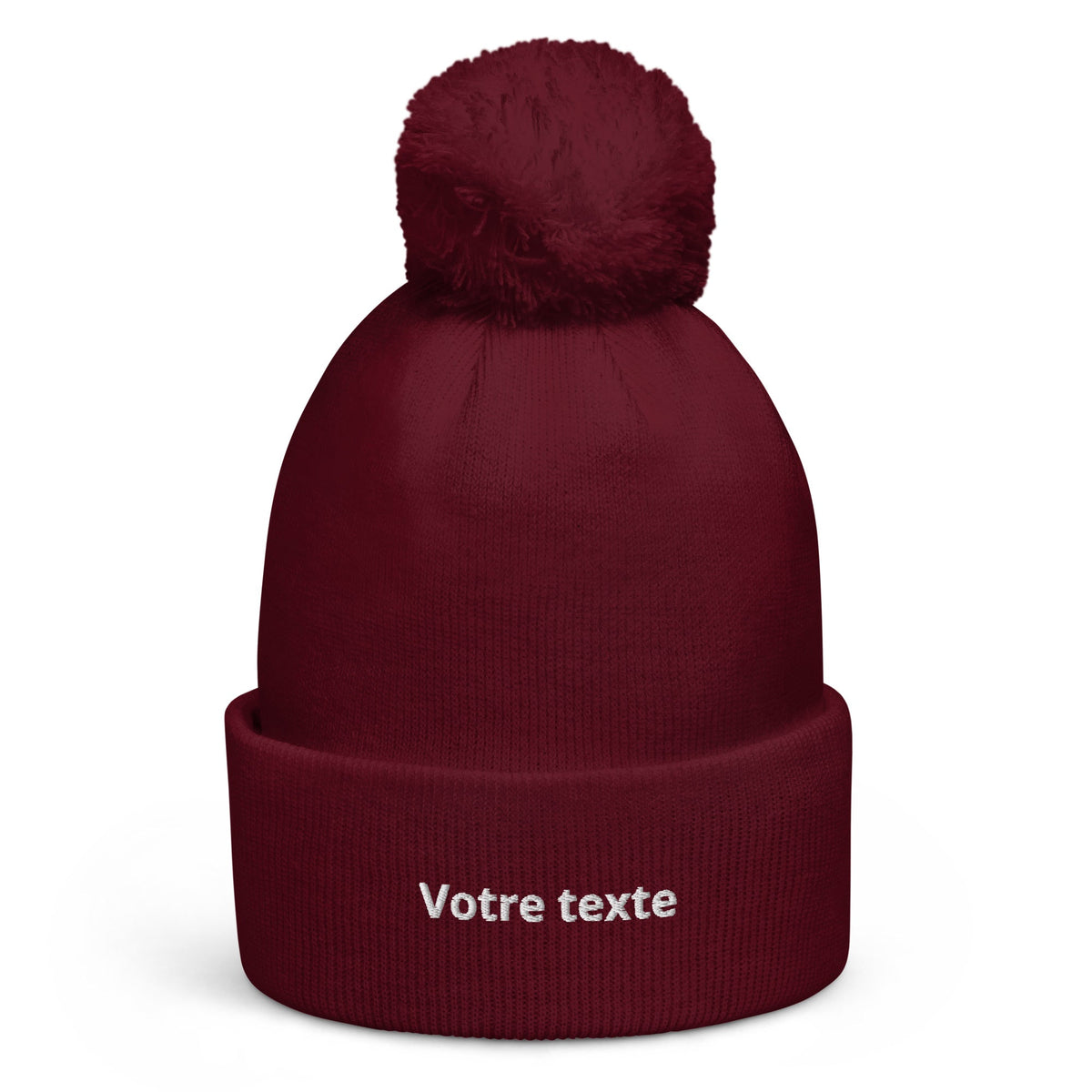 Bonnet Personnalisé Femme - Bordeaux / Unique