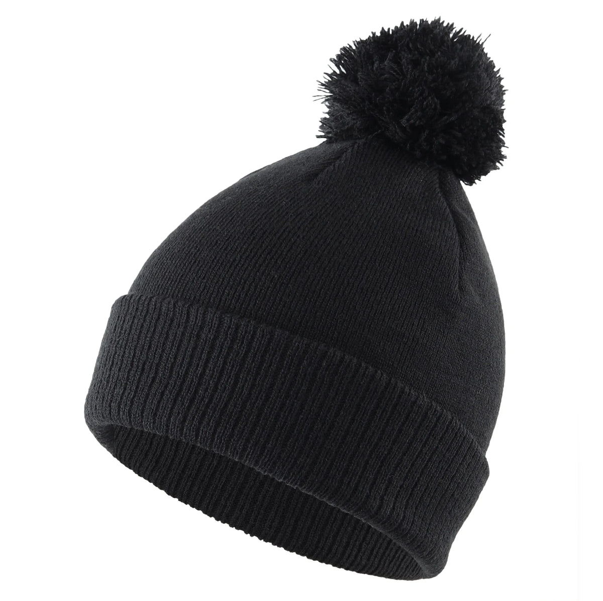 Bonnet Pompon Homme - Noir / Unique
