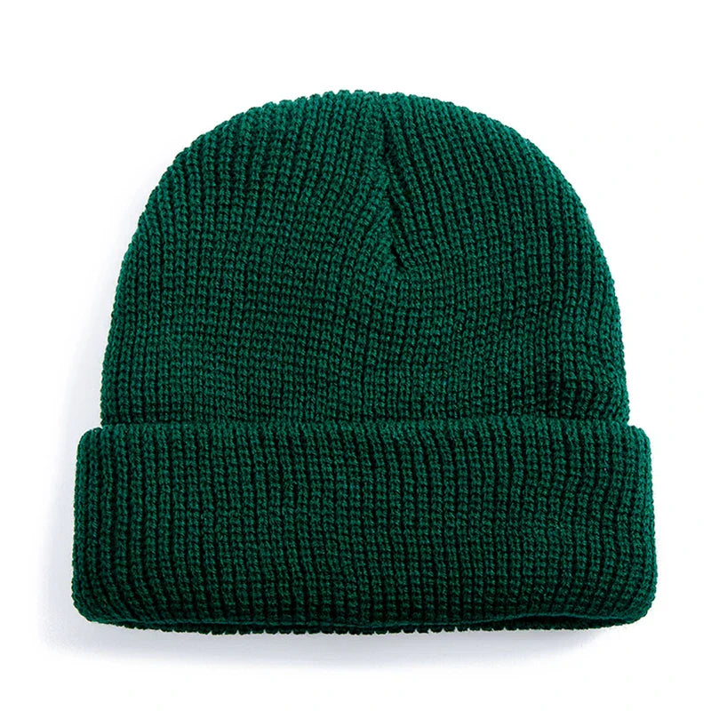 Bonnet tricoté Low - Vert / Unique