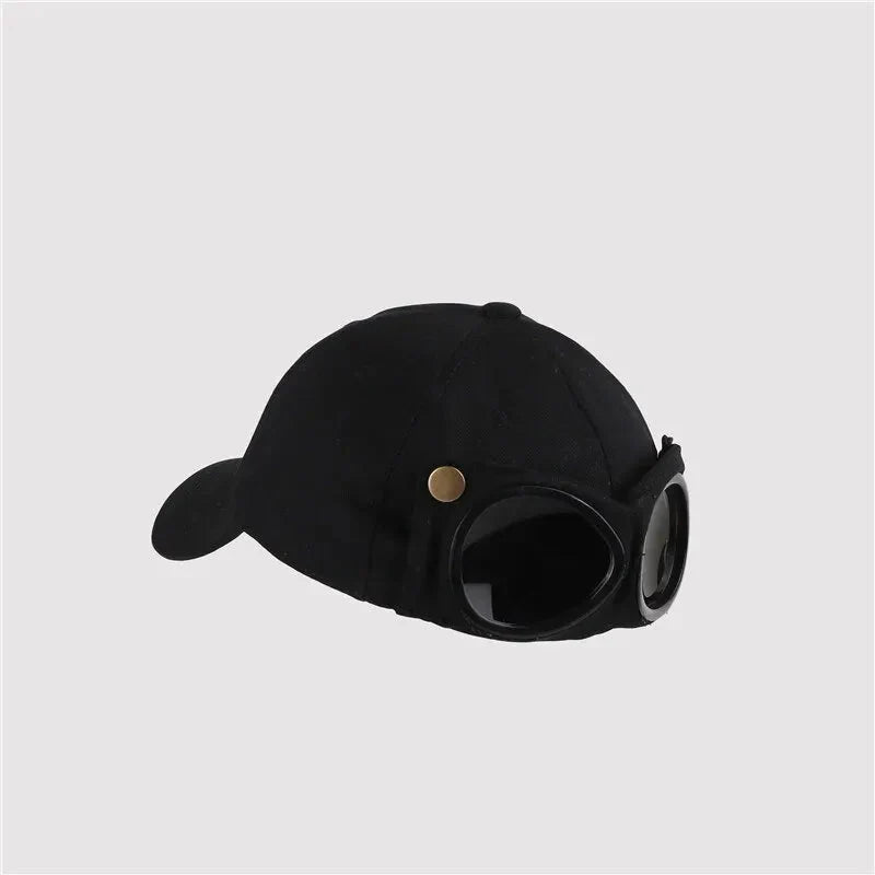 Casquette à lunette Vintage - Noir / Unique