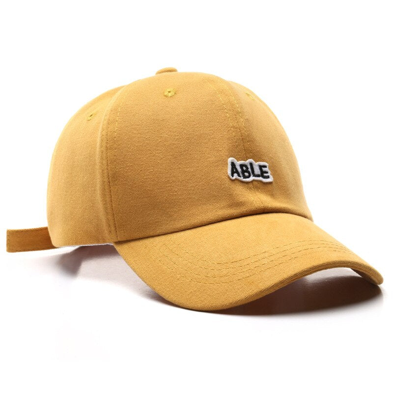 Casquette Able Broderie - Jaune / Unique