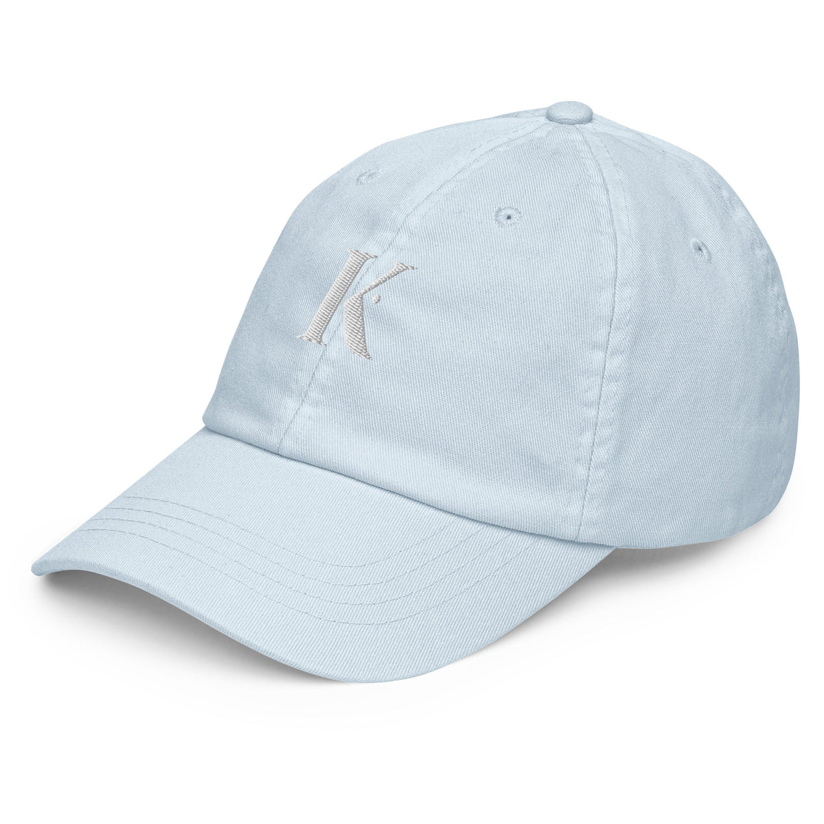 Casquette Baseball Brodée K - Bleu / Unique