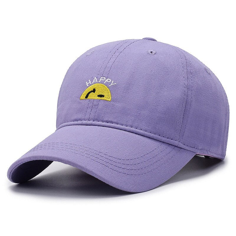 Casquette Baseball Happy - Violet / Unique