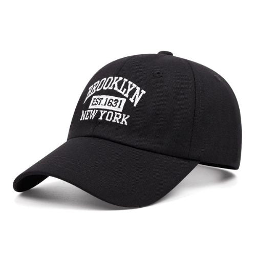 Casquette Brodée Brooklyn Vintage - Noir / Unique