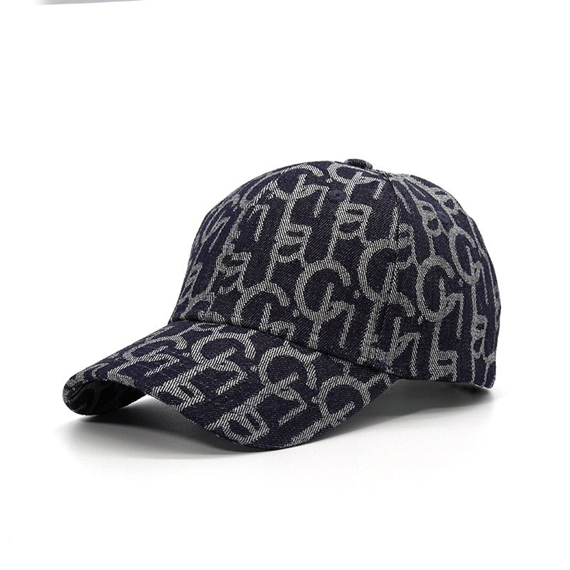 Casquette Brodée Lettre - Noir / Unique