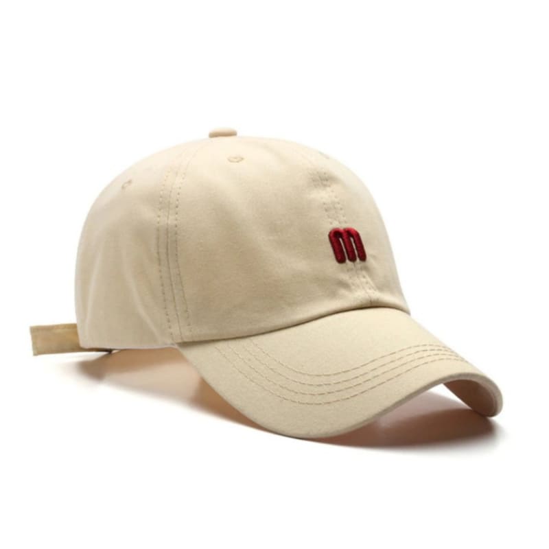 Casquette Brodée M - Beige / Unique
