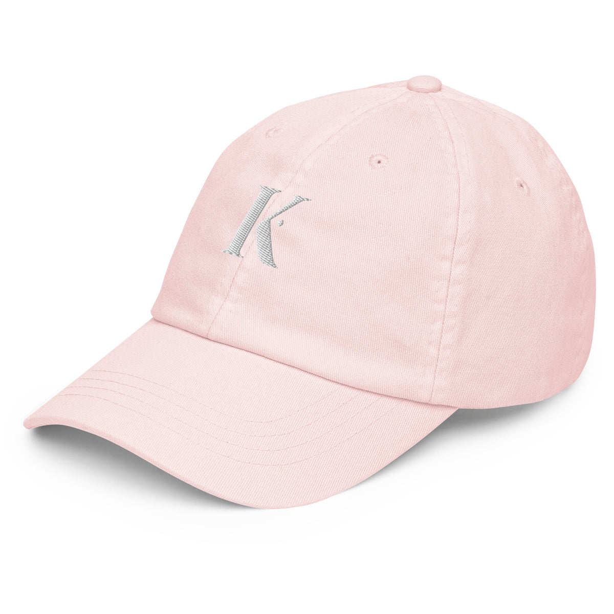 Casquette Brodée Pastel Femme K - Rose / Unique