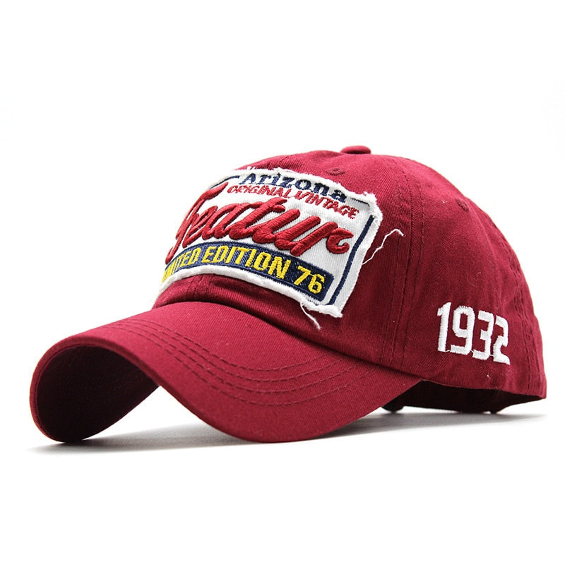 Casquette Brodée - Rouge / Unique