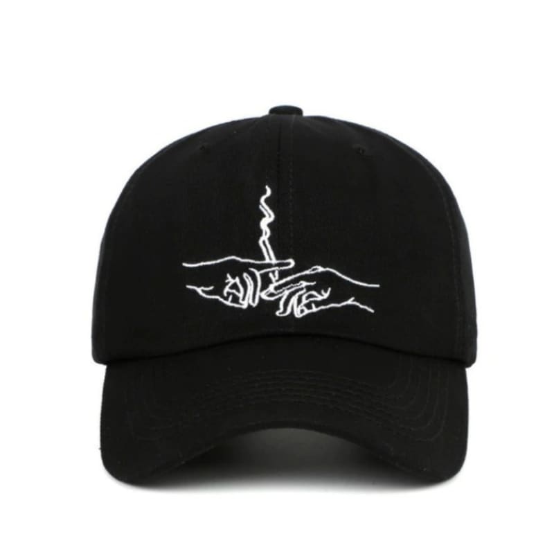 Casquette Brodée Smoke - Noir / Unique