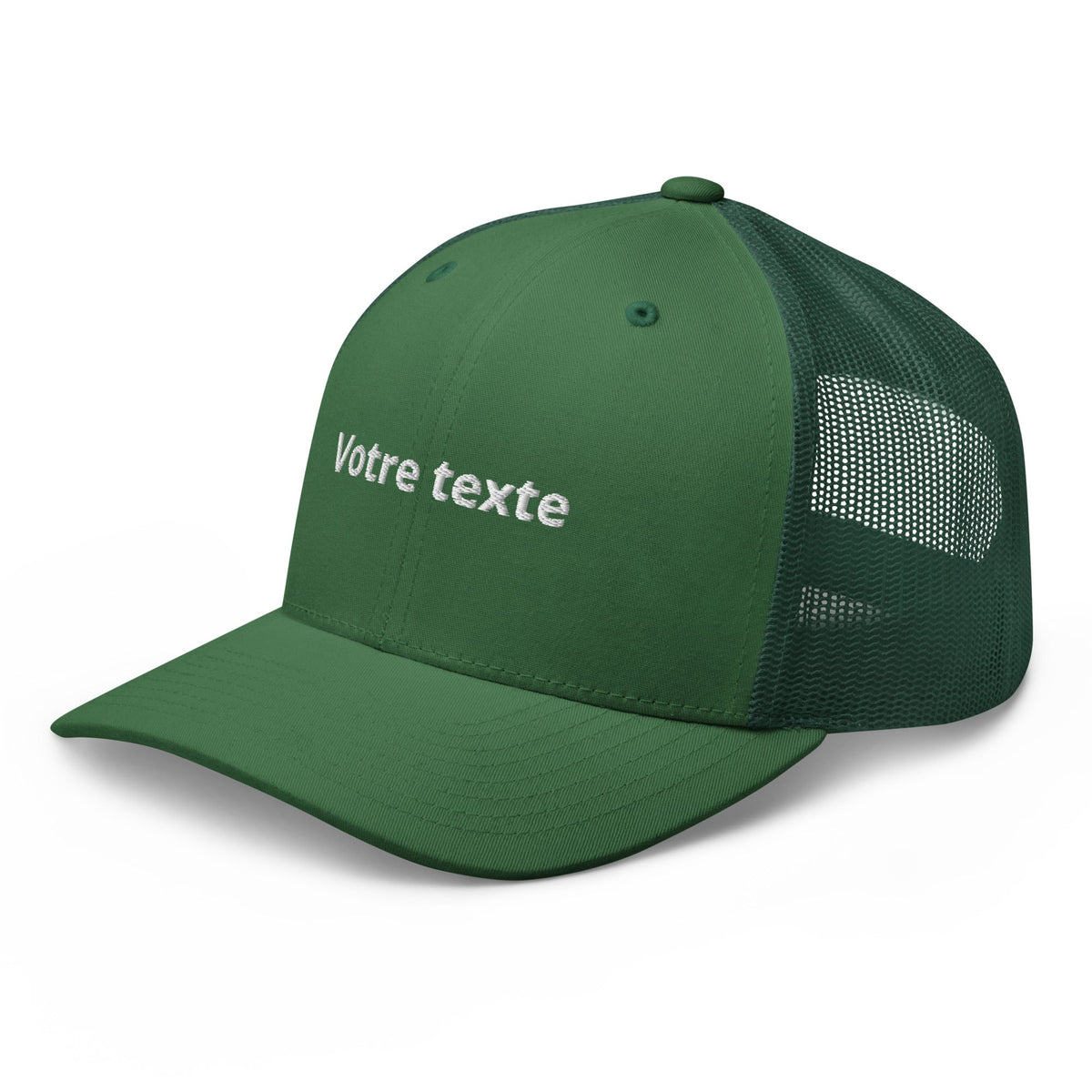 Casquette Brodée Trucker Personnalisable - Vert / Unique