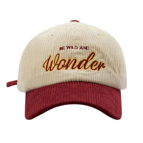 Casquette Broderie Wonder - Rouge / Unique