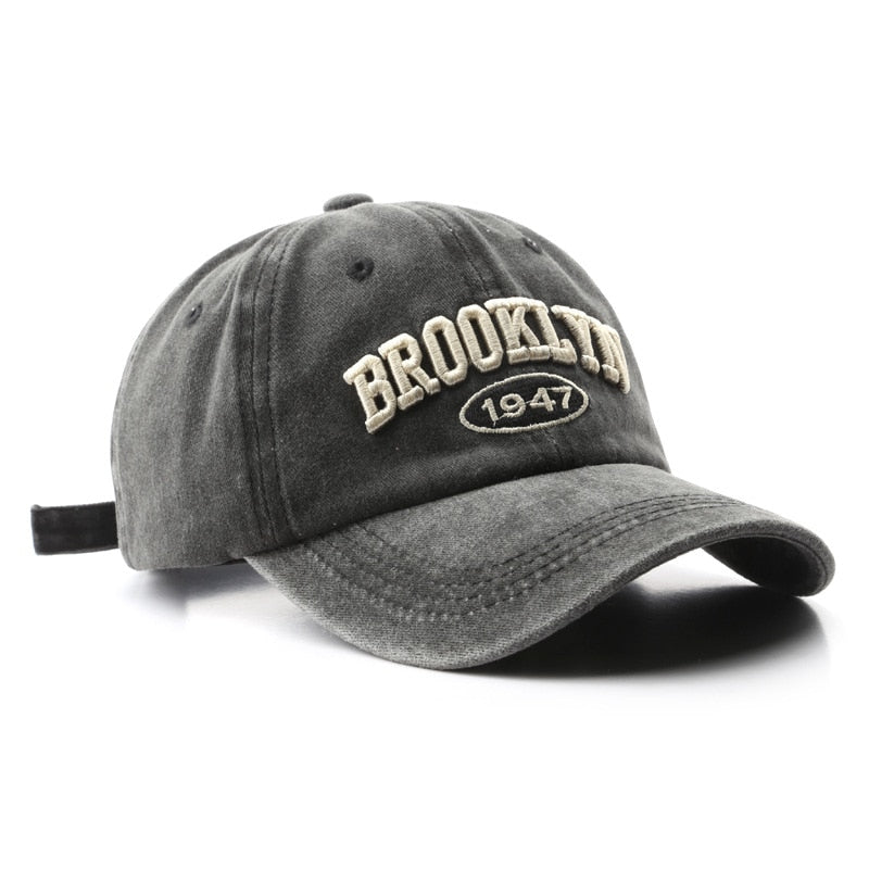 Casquette Brooklyn Broderie - Noir / Unique