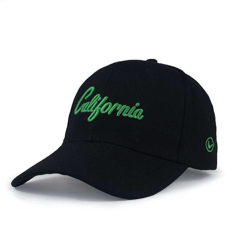 Casquette California Brodée - Noir / Unique