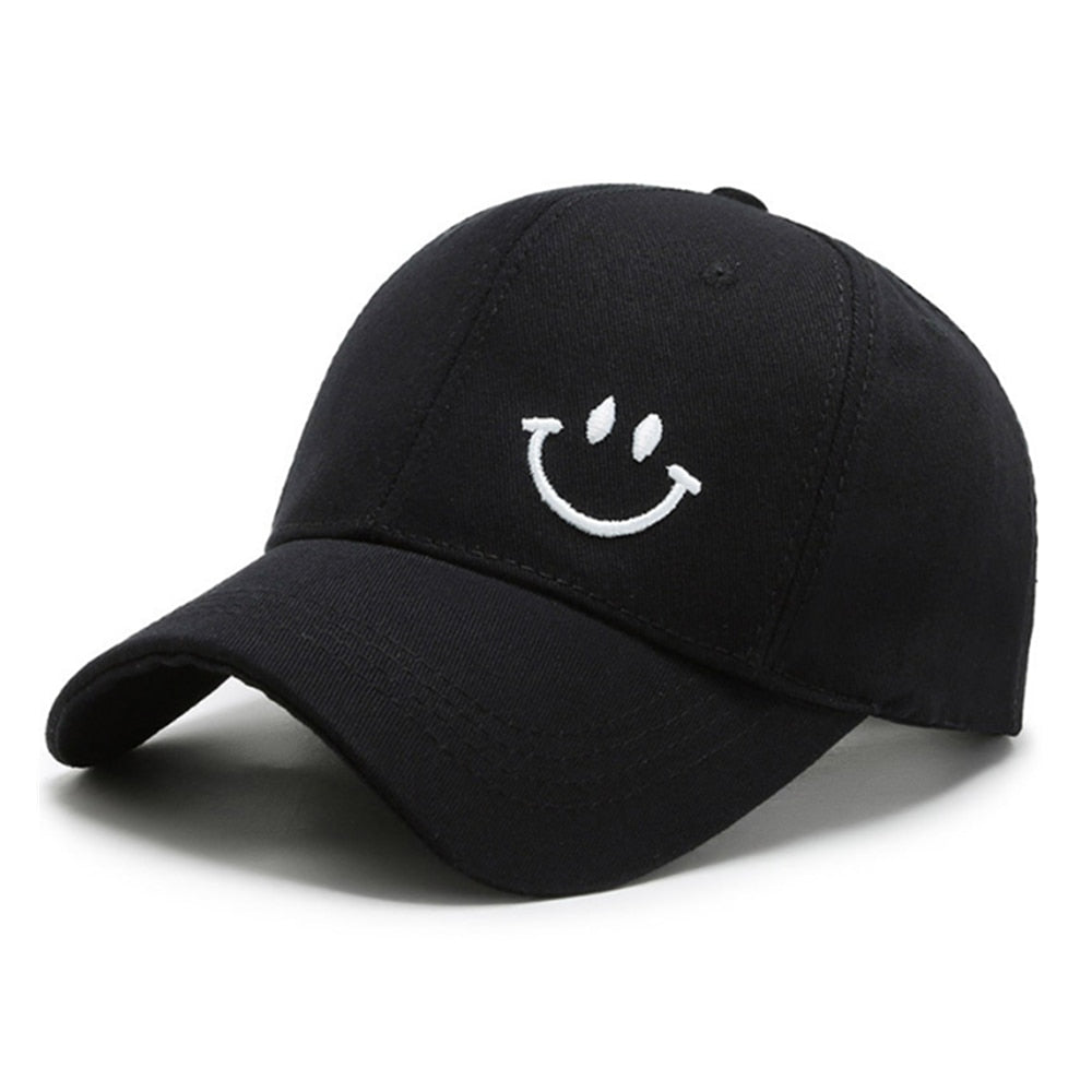 Casquette De Baseball Sourire - Noir / Unique