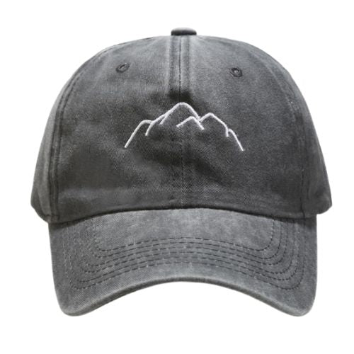 Casquette Délavée Montagne - Gris / Unique