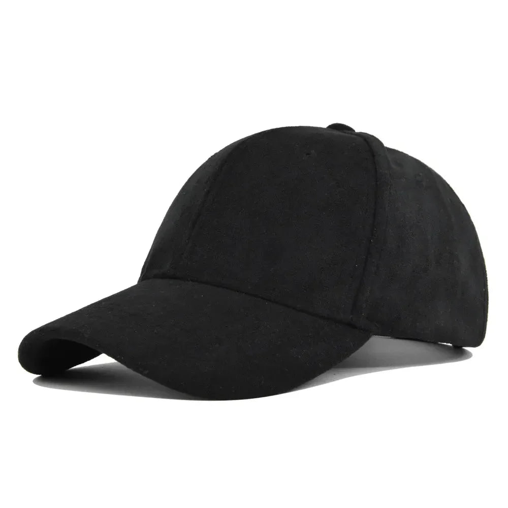 Casquette Effet Daim - Noir / Unique
