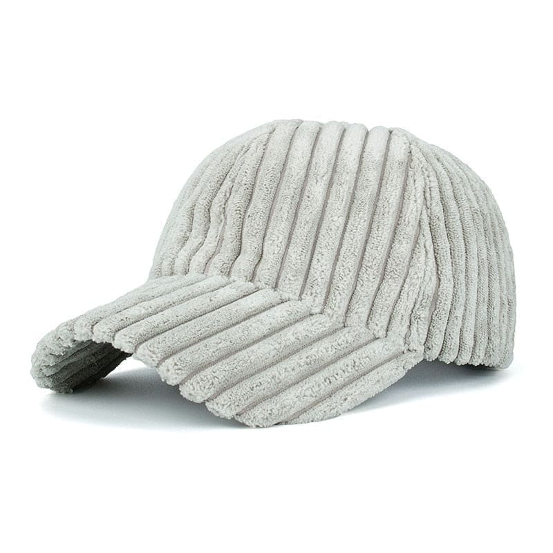 Casquette en Velours pour Femme - Gris / Unique