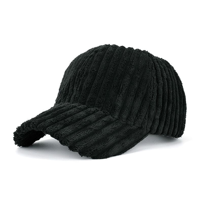 Casquette Femme Velours - Noir / Unique