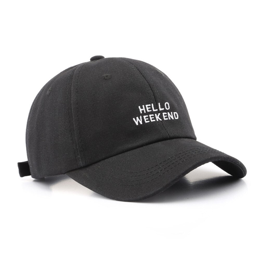 Casquette Hello Week-end - Noir / Unique