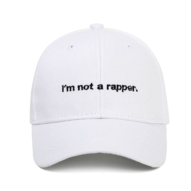 Casquette ’i’m not a rapper.’ - Blanc / Unique