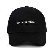 Casquette ’i’m not a rapper.’ - Noir / Unique