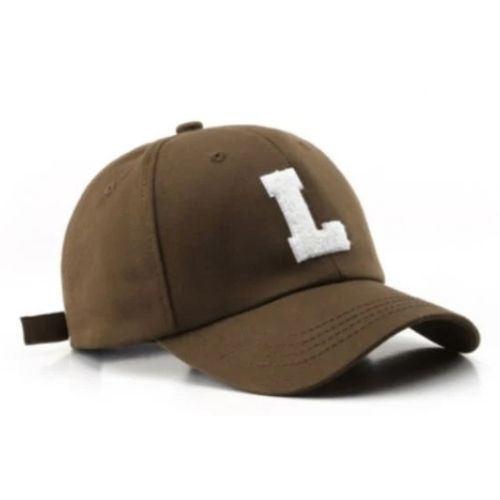 Casquette Lettre L - Marron / Unique