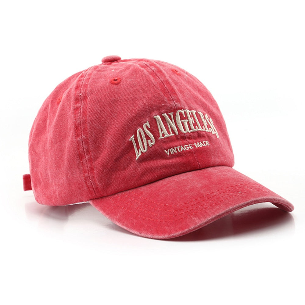 Casquette Los Angeless Vintage - Rouge / Unique