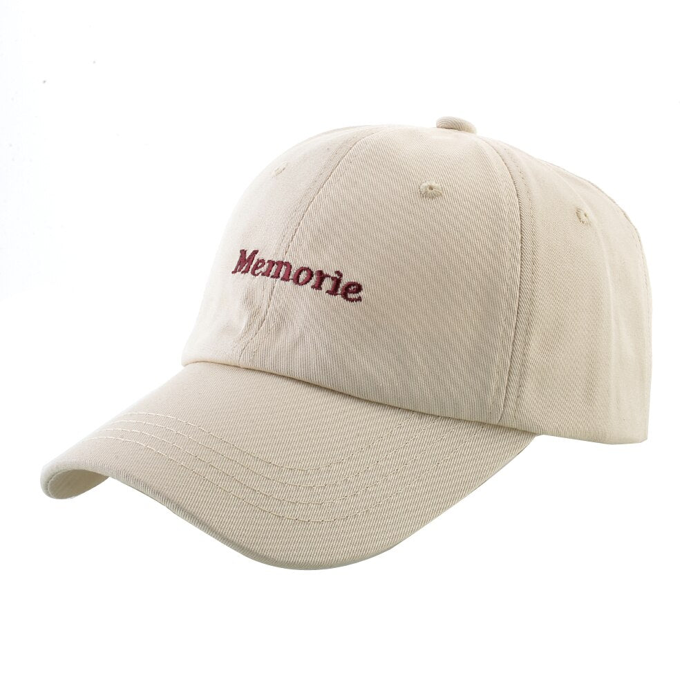 Casquette Memorie Brodée - Beige / Unique