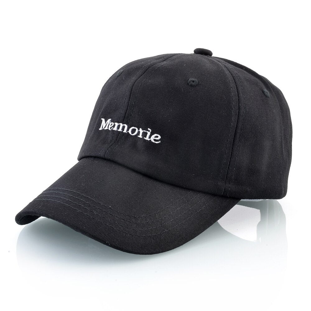 Casquette Memorie Brodée - Noir / Unique