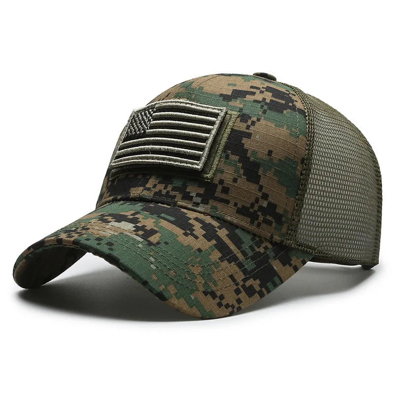 Casquette Militaire Homme - Vert / Unique