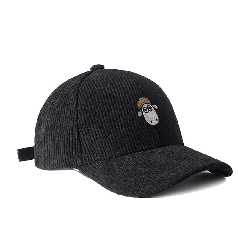 Casquette Mouton En Velours