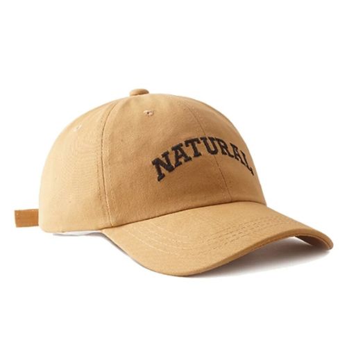 Casquette Natural Brodée - Jaune / Unique