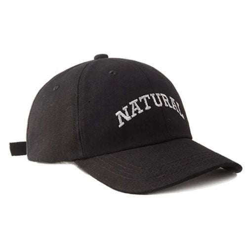 Casquette Natural Brodée - Noir / Unique