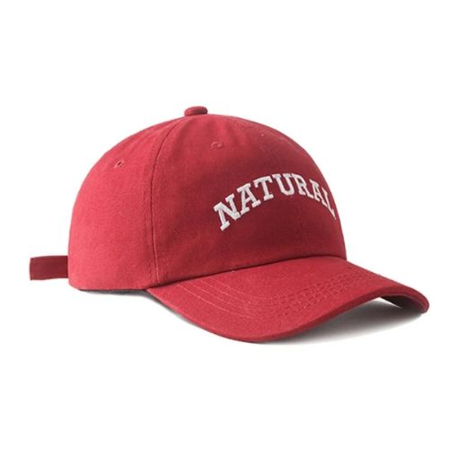 Casquette Natural Broderie - Rouge / Unique