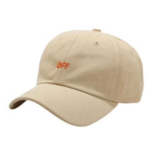 Casquette Off Brodée - Beige / Unique