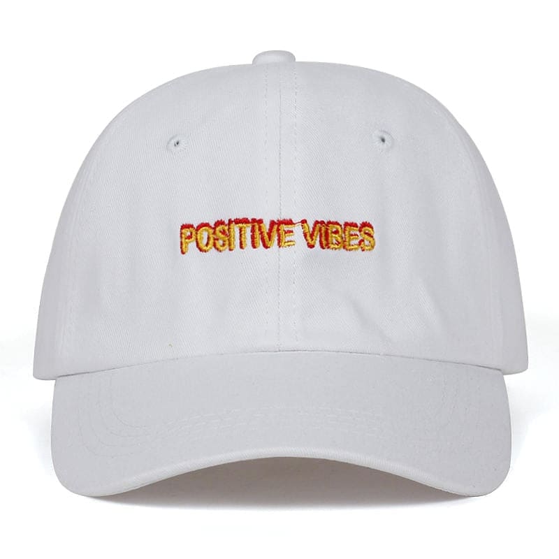 Casquette Positive Vibes - Blanc / Unique