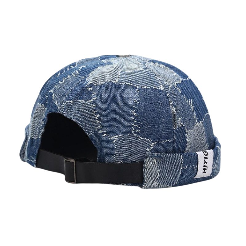 Casquette Sans Visière Effet Jean