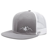 Casquette Snapback Broderie Montagne - Gris / Unique