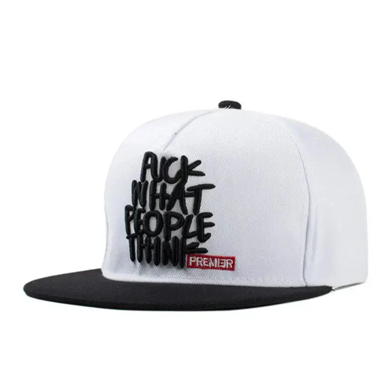 Casquette Snapback Homme - Blanc / Unique