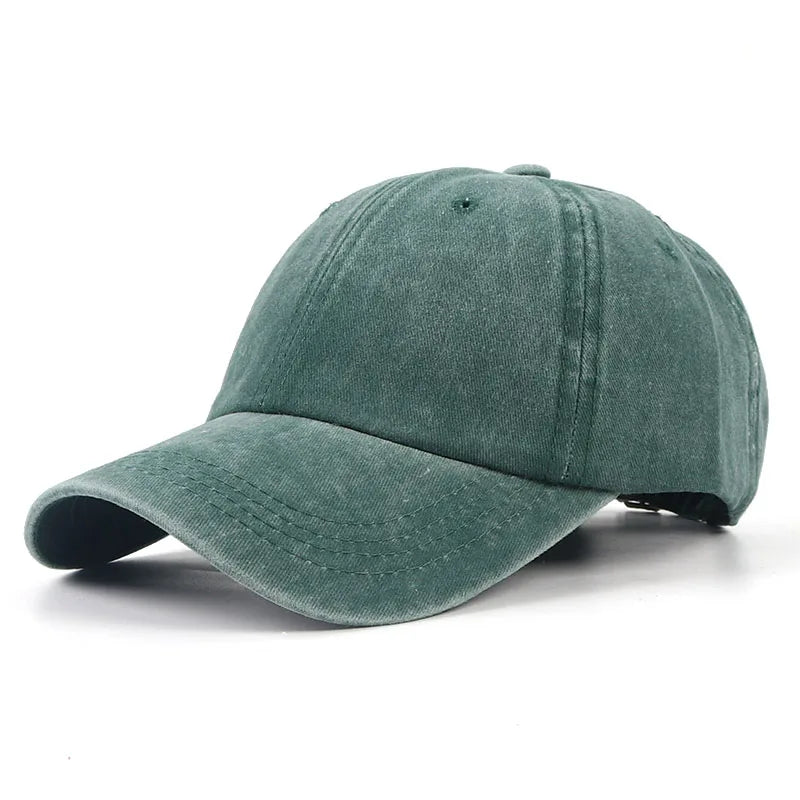 Casquette Style Usé Vintage - Vert / Unique