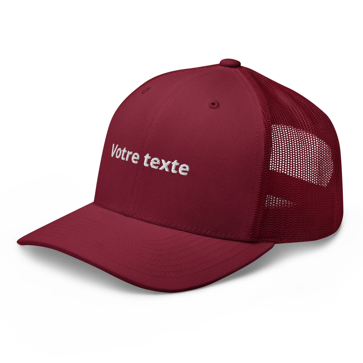 Casquette Trucker Brodée à Personnaliser - Bordeaux / Unique